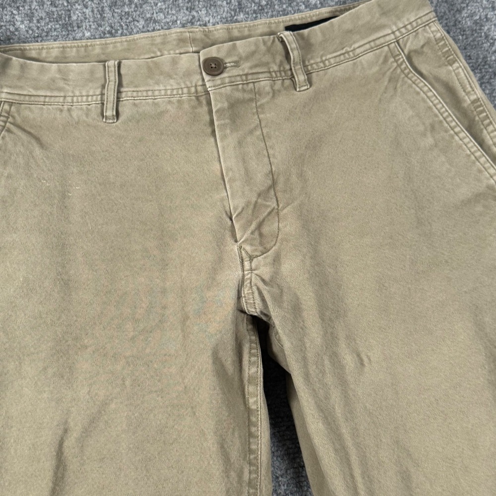 Bonobos Green Slim Pants Straight Leg Casual Chino Pants Mens Size 32x32 32x30‎